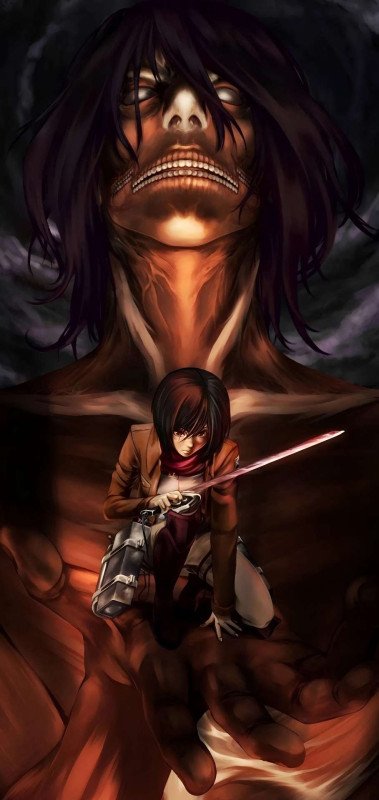 AOT Mikasa Poster