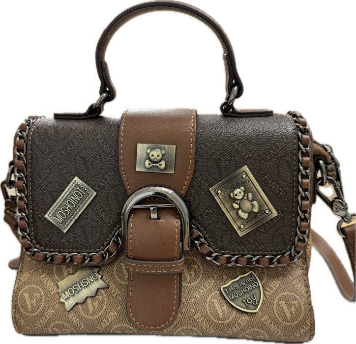 Designer-inspired crossbody handbag